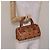 Borsa MCM Logogram Vicetos in pelle PVC marrone oro Auth 131735 D'oro - vista 20