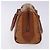 Borsa MCM Logogram Vicetos in pelle PVC marrone oro Auth 131735 D'oro - vista 3