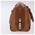 Borsa MCM Logogram Vicetos in pelle PVC marrone oro Auth 131735 D'oro - vista 4