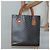 Borsa Tote GOYARD Herringbone COMOR GM in pelle nera e argento Auth bs24293 Nero - vista 19