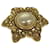 Spilla CHANEL Metallo Dorato CC Auth bs17053V  - vista 1