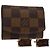 LOUIS VUITTON Bottoni da Polso Damier Senior Tulle M65737 Auth 97339V Damier ebene