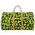 LOUIS VUITTON Monogram graffiti Keepall 50 Borsa Boston Verde M93700 Auth 29946SV Verde chiaro Monogramma - vista 2