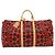 LOUIS VUITTON Monogram Yayoi Kusama Keepall Bandouliere55 Borsa M40695 Auth 30515SV Rosso Monogramma - vista 13