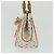 LOUIS VUITTON Borsa a Mano Abelia Monogram Multicolore Satin Bianco M92936 LV 32798SV - vista 3