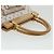 LOUIS VUITTON Borsa a Mano Abelia Monogram Multicolore Satin Bianco M92936 LV 32798SV - vista 6