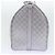 LOUIS VUITTON Borsa Keepall Bandoulière 50 Damier Glitter N58041 Auth LV 52528SV Argento - vista 3