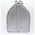 LOUIS VUITTON Borsa Keepall Bandoulière 50 Damier Glitter N58041 Auth LV 52528SV Argento - vista 4