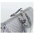 LOUIS VUITTON Borsa Keepall Bandoulière 50 Damier Glitter N58041 Auth LV 52528SV Argento - vista 6
