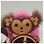COLLANA MONKEY IN CATENA PER IL CORPO MONOGRAMMA LOUIS VUITTON Marrone LV Auth BA270SAV - vista 11