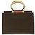 Céline Borsa a mano in tela Macadam CELINE in pelle PVC marrone Auth am3558V - vista 2
