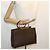 Céline Borsa a mano in tela Macadam CELINE in pelle PVC marrone Auth am3558V - vista 23