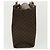 Céline Borsa a mano in tela Macadam CELINE in pelle PVC marrone Auth am3558V - vista 3