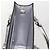PRADA Borsa a Mano Pelle Metallica Argento Auth 59813SV - vista 22