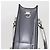 PRADA Borsa a Mano Pelle Metallica Argento Auth 59813SV - vista 23