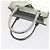 PRADA Borsa a Mano Pelle Metallica Argento Auth 59813SV - vista 7