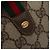Borsa a Spalla GUCCI GG Supreme Web Sherry Line PVC Beige Marrone Argento Auth BA103 - vista 15