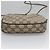 Borsa a Spalla GUCCI GG Supreme Web Sherry Line PVC Beige Marrone Argento Auth BA103 - vista 9