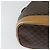 Céline Borsa a Spalla Cicada in Tela Macadam CELINE in Pelle PVC Marrone Oro Auth BD771 D'oro - vista 12
