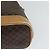 Céline Borsa a Spalla Cicada in Tela Macadam CELINE in Pelle PVC Marrone Oro Auth BD771 D'oro - vista 13