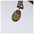 Céline Borsa a Spalla Cicada in Tela Macadam CELINE in Pelle PVC Marrone Oro Auth BD771 D'oro - vista 14
