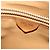 Céline Borsa a Spalla Cicada in Tela Macadam CELINE in Pelle PVC Marrone Oro Auth BD771 D'oro - vista 15