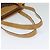 Céline Borsa a Spalla Cicada in Tela Macadam CELINE in Pelle PVC Marrone Oro Auth BD771 D'oro - vista 7