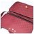Borsa a spalla in tela Trotter Christian Dior rossa Auth KD240 Rosso - vista 15