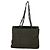 PRADA Schultertasche Nylon Khaki Silber Authentisch bs24325 - Ansicht 3