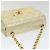 CHANEL Matelasse 17 Chain Shoulder Bag Lamb Skin Gold CC Auth 58346SAV - vista 6