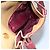 Cartier Borsa a spalla Must Line in pelle beige e rosso vino Auth BA709 Bordò - vista 21