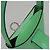 Borsa a Spalla Gancini in Pelle Verde Argento Salvatore Ferragamo Auth 107228AV - vista 16