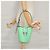 Borsa a Spalla Gancini in Pelle Verde Argento Salvatore Ferragamo Auth 107228AV - vista 28