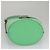 Borsa a Spalla Gancini in Pelle Verde Argento Salvatore Ferragamo Auth 107228AV - vista 7