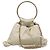 Chloé Borsa a Mano Chloe Arlin in Pelle 2 in 1 Bianco Nero Auth 107511V