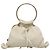 Chloé Borsa a Mano Chloe Arlin in Pelle 2 in 1 Bianco Nero Auth 107511V - vista 2