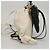 Chloé Borsa a Mano Chloe Arlin in Pelle 2 in 1 Bianco Nero Auth 107511V - vista 4