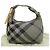 Borsa a mano mini Peg Duffle con catena Burberry grigia Auth 107507SV Marrone - vista 12