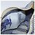 Borsa a mano mini Peg Duffle con catena Burberry grigia Auth 107507SV Marrone - vista 24