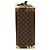 LOUIS VUITTON Trunk Cotteville 40 Damier Ebene LV Auth 29607SV - vista 4