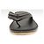 Sandali in pelle neri LOUIS VUITTON LV Auth bs25039 Nero - vista 28