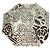 Chanel Ombrello pieghevole in nylon bianco e nero CC Auth BA2522 - vista 2
