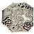 Chanel Ombrello pieghevole in nylon bianco e nero CC Auth BA2522 - vista 3