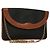 Borsa a spalla in pelle Christian Dior nera e oro Auth bs27816 Nero D'oro