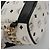 MCM Vicetos Logogram Backpack PVC Leather White Navy gold Auth BA110 Golden Navy blue - view 14