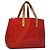LOUIS VUITTON Monogram Vernis Reade PM Borsa a Mano Rossa M91088 LV Auth 104158 Rosso