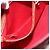 LOUIS VUITTON Monogram Vernis Reade PM Borsa a Mano Rossa M91088 LV Auth 104158 Rosso - vista 21