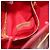 LOUIS VUITTON Monogram Vernis Reade PM Borsa a Mano Rossa M91088 LV Auth 104158 Rosso - vista 23