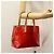 LOUIS VUITTON Monogram Vernis Reade PM Borsa a Mano Rossa M91088 LV Auth 104158 Rosso - vista 24
