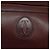 CARTIER Must Line Borsa a Spalla in Pelle Rosso Vino Oro Auth BA1020 D'oro Bordò - vista 14
